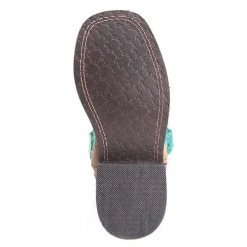 Smoky Mountain Youth Jesse Brown/Turquoise Western Boots 3851Y