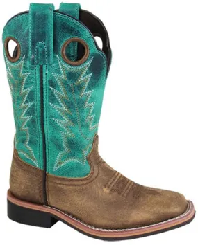 Smoky Mountain Youth Jesse Brown/Turquoise Western Boots 3851Y