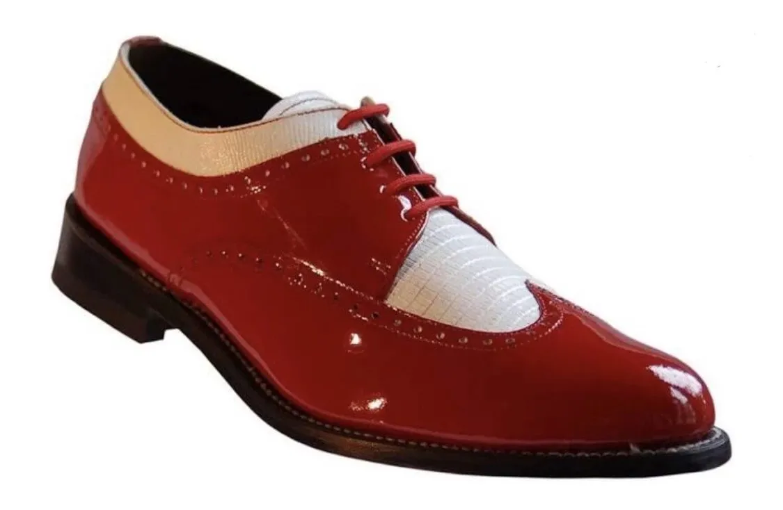 Stacy Baldwin Patent Lizard Red/White 1622313-1