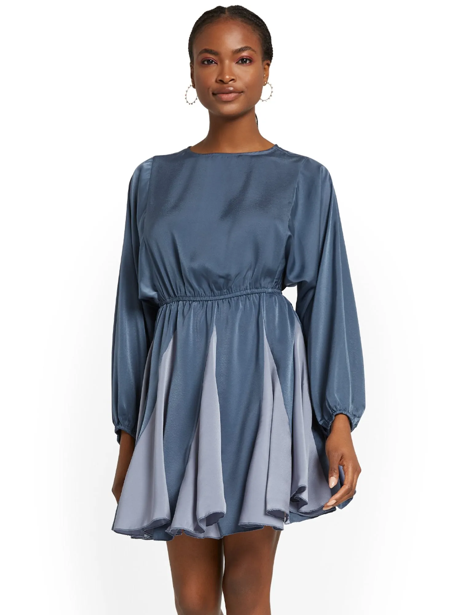 Strut & Bolt Long-Sleeve Pleated Mini Dress - Brands We Love
