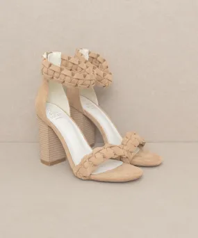 The Salma Braided Heels *Runway Exclusive*