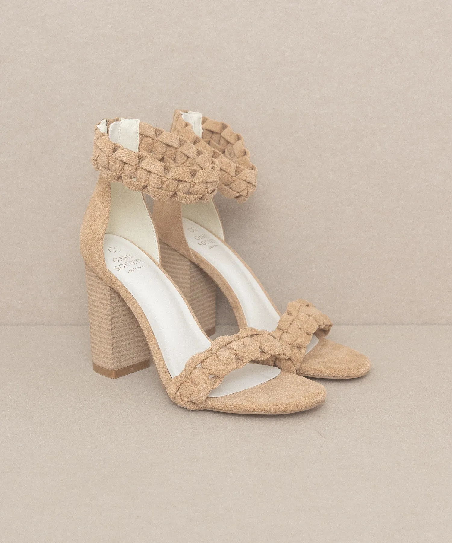 The Salma Braided Heels *Runway Exclusive*