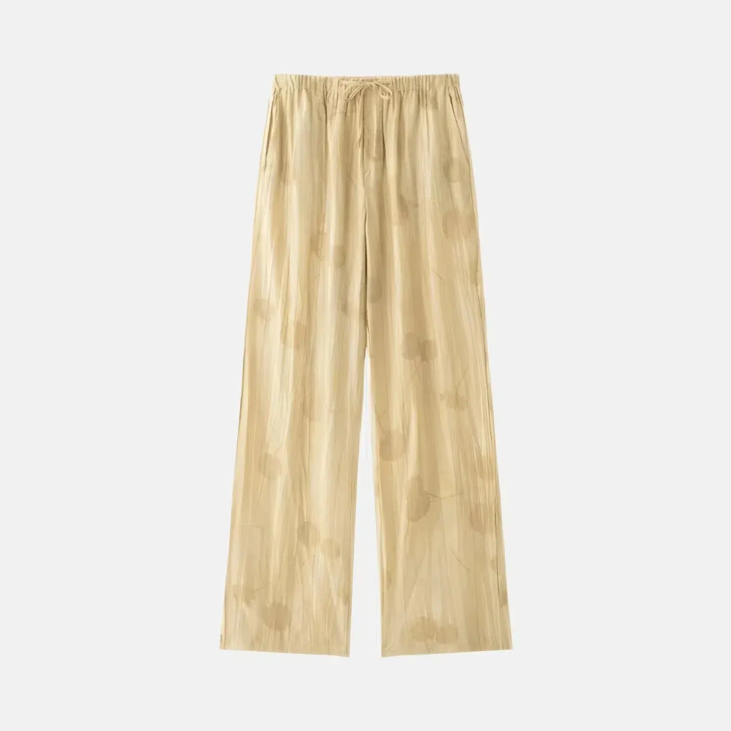 Tivara Boho Set – Olive green – Wide-leg high-waisted pants
