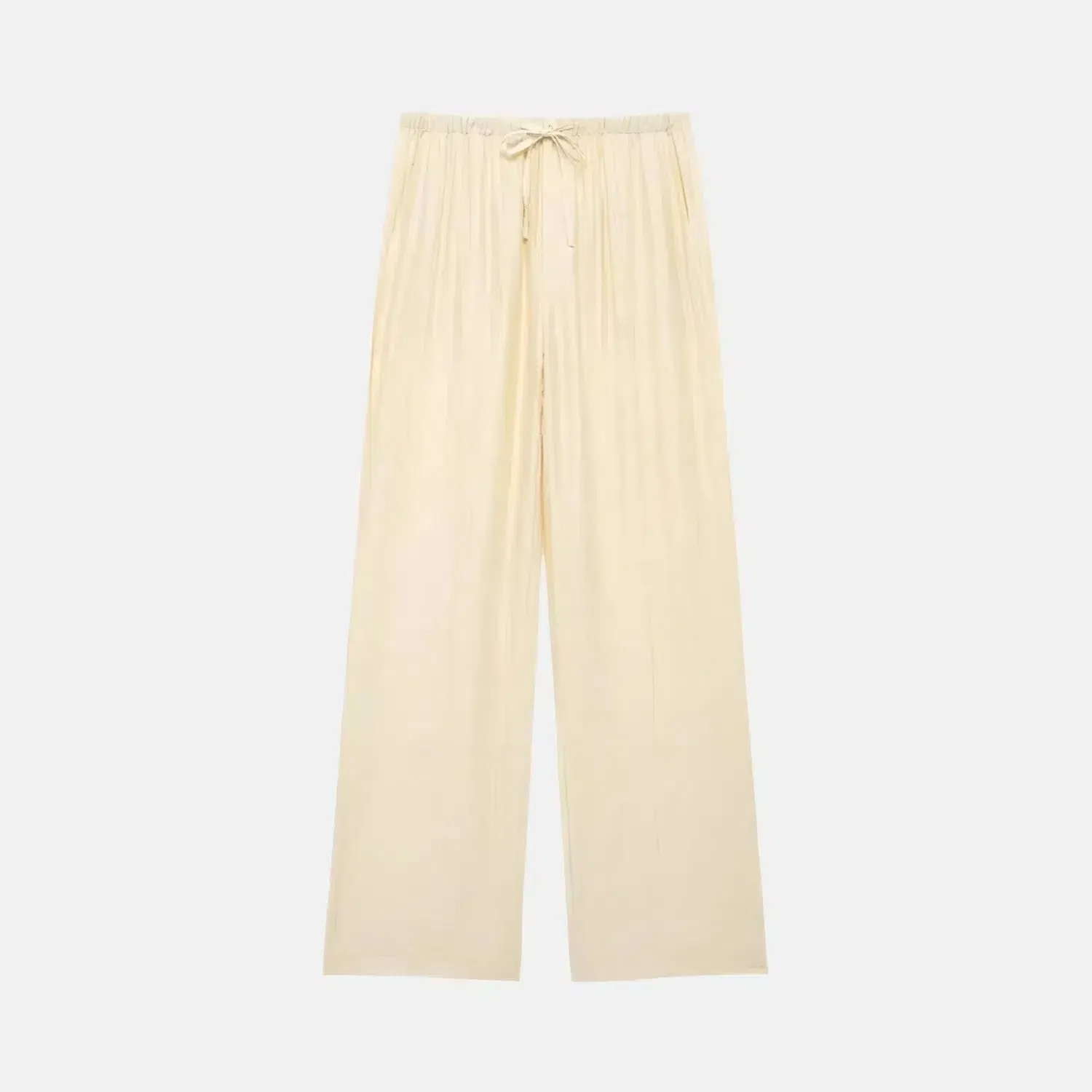 Tivara Boho Set – Olive green – Wide-leg high-waisted pants